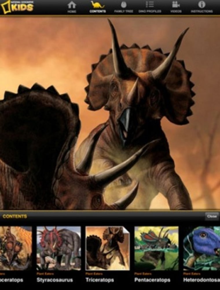 Image: Ultimate Dinopedia app